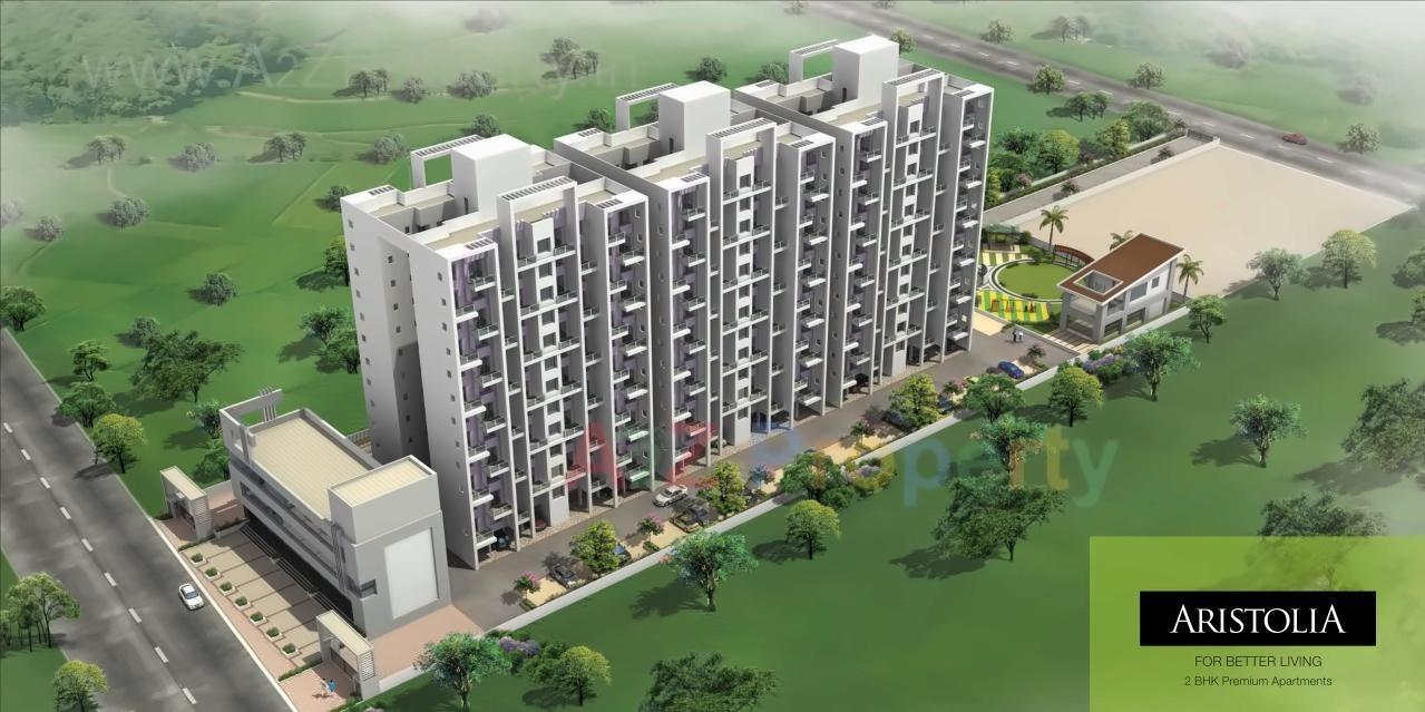 3D Elevation of real estate project Aristolia located at Hadapsar, Pune, Maharashtra