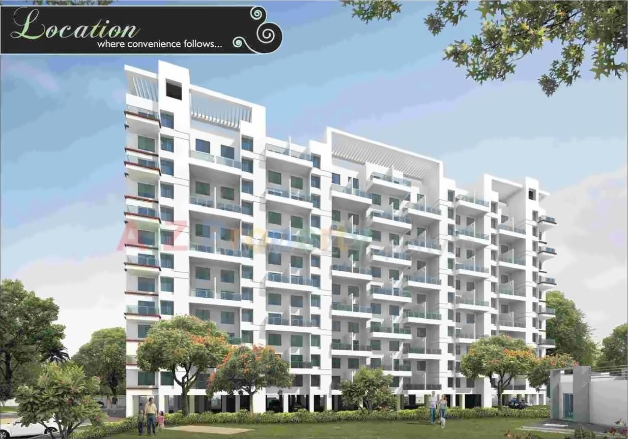3D Elevation of real estate project Arv Imperia C, D located at Pisoli, Pune, Maharashtra