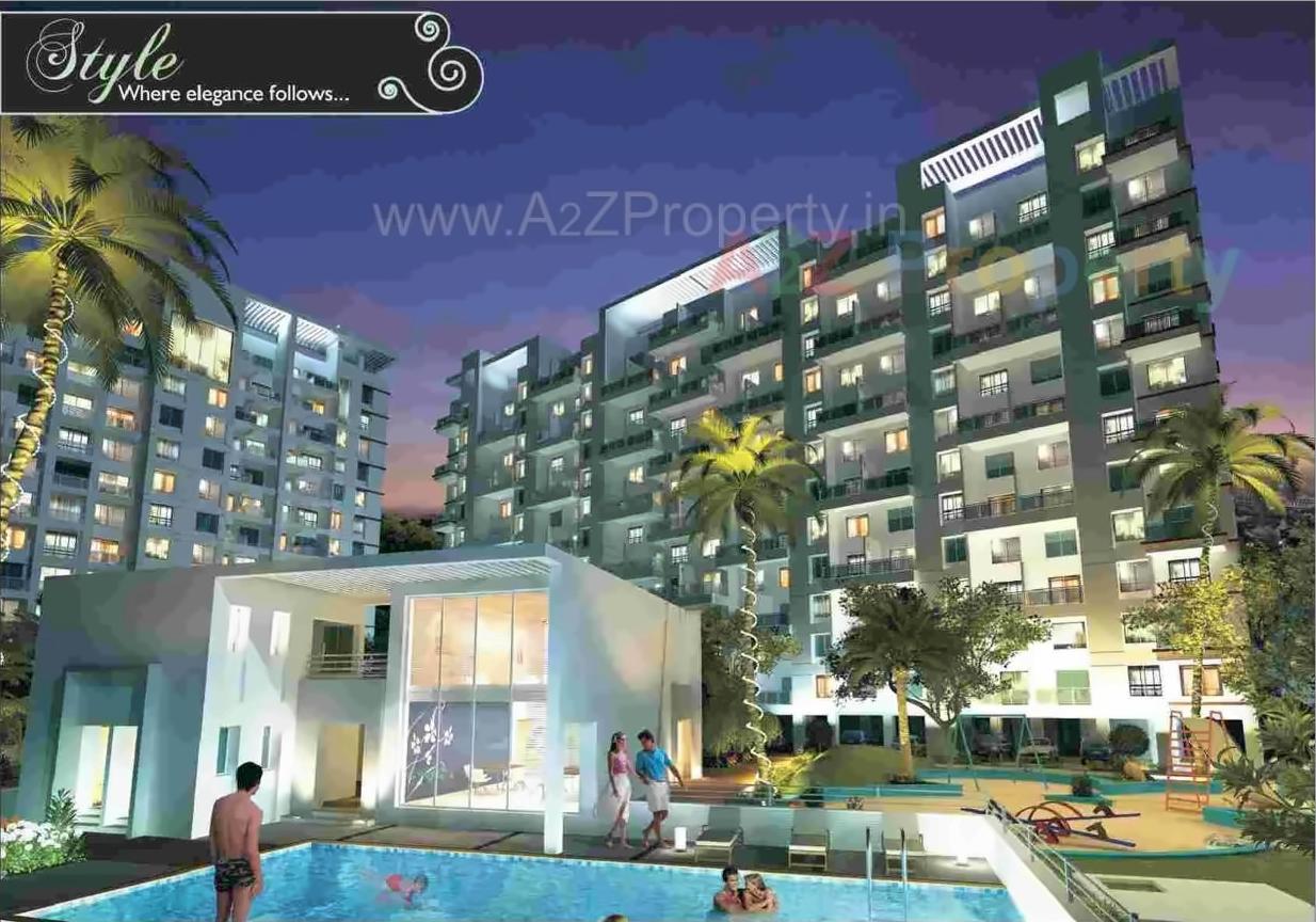 3D Elevation of real estate project Arv Imperia C, D located at Pisoli, Pune, Maharashtra