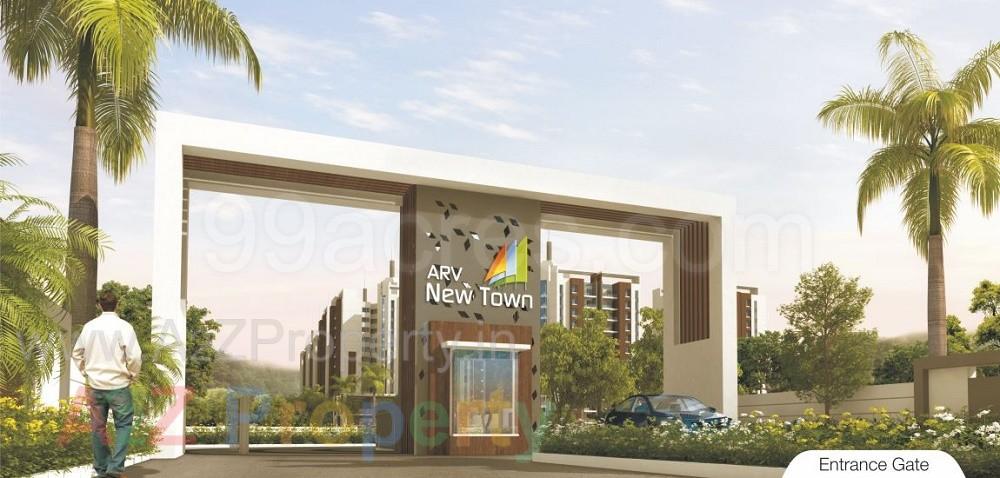 3D Elevation of real estate project Arv Newtown located at Pisoli, Pune, Maharashtra