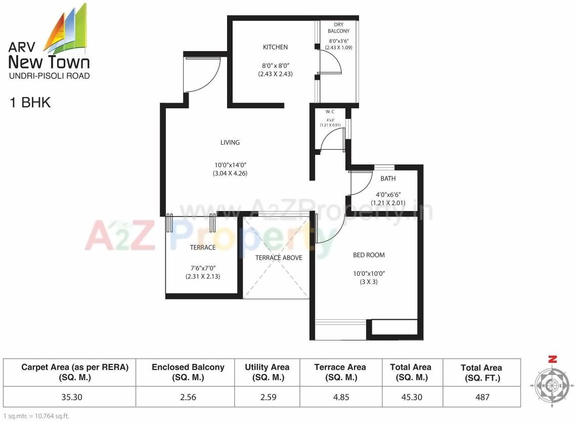 Layout of real estate project Arv Newtown located at Pisoli, Pune, Maharashtra