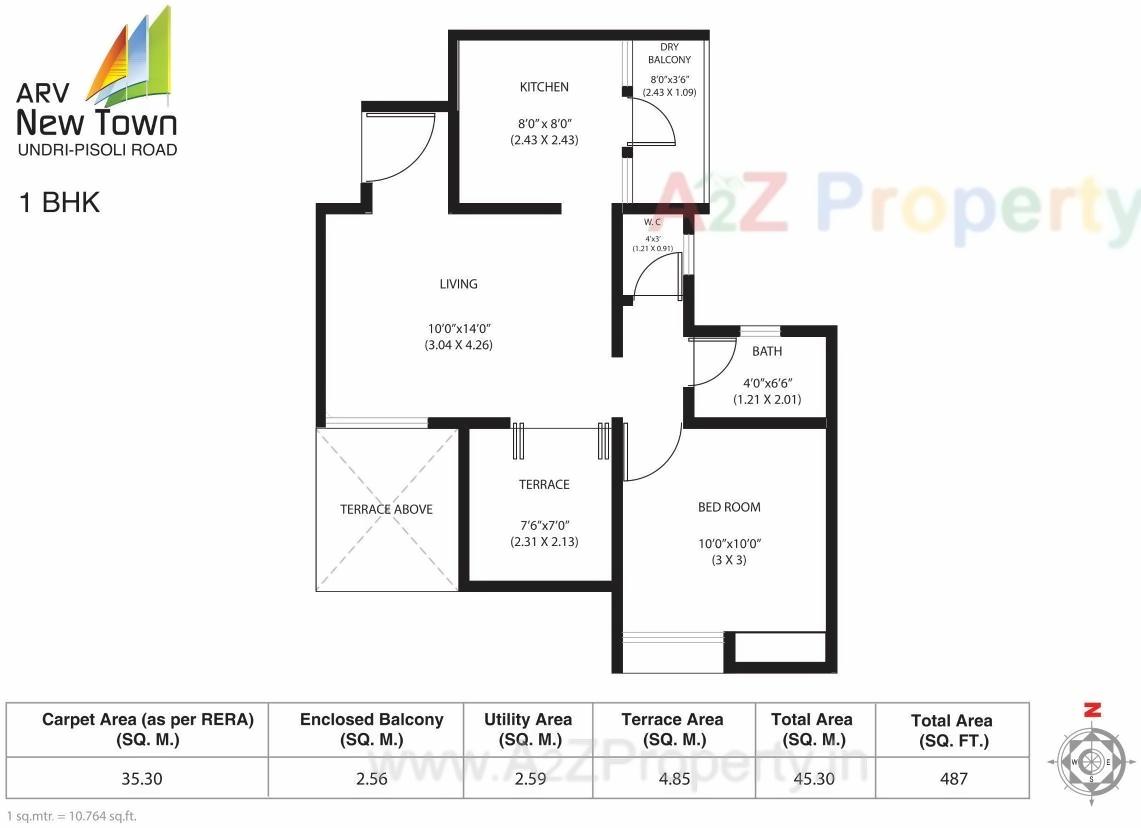 Layout of real estate project Arv Newtown located at Pisoli, Pune, Maharashtra
