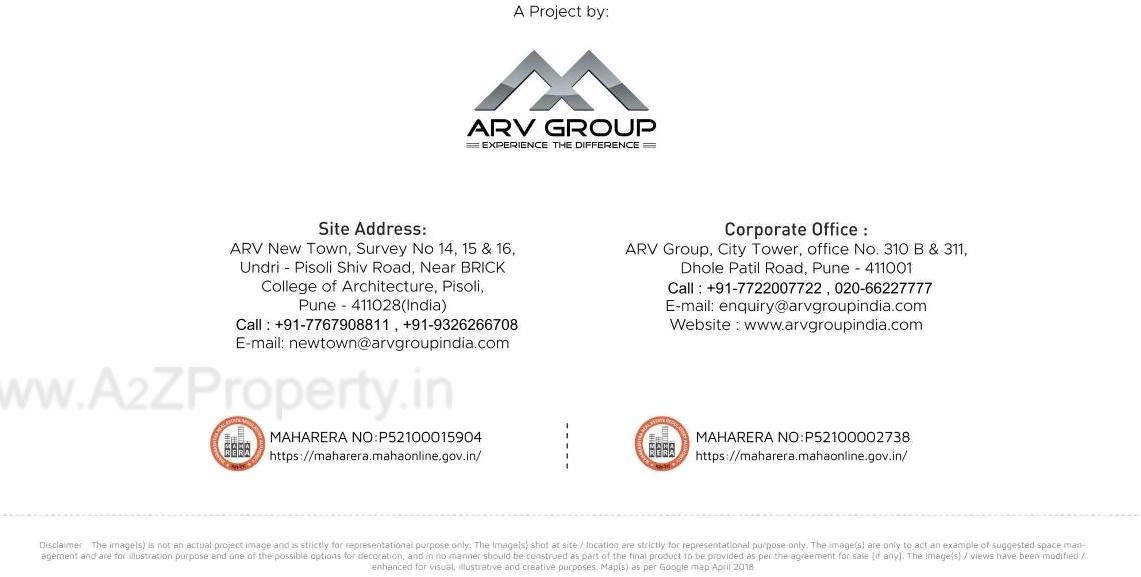  of real estate project Arv Newtown located at Pisoli, Pune, Maharashtra