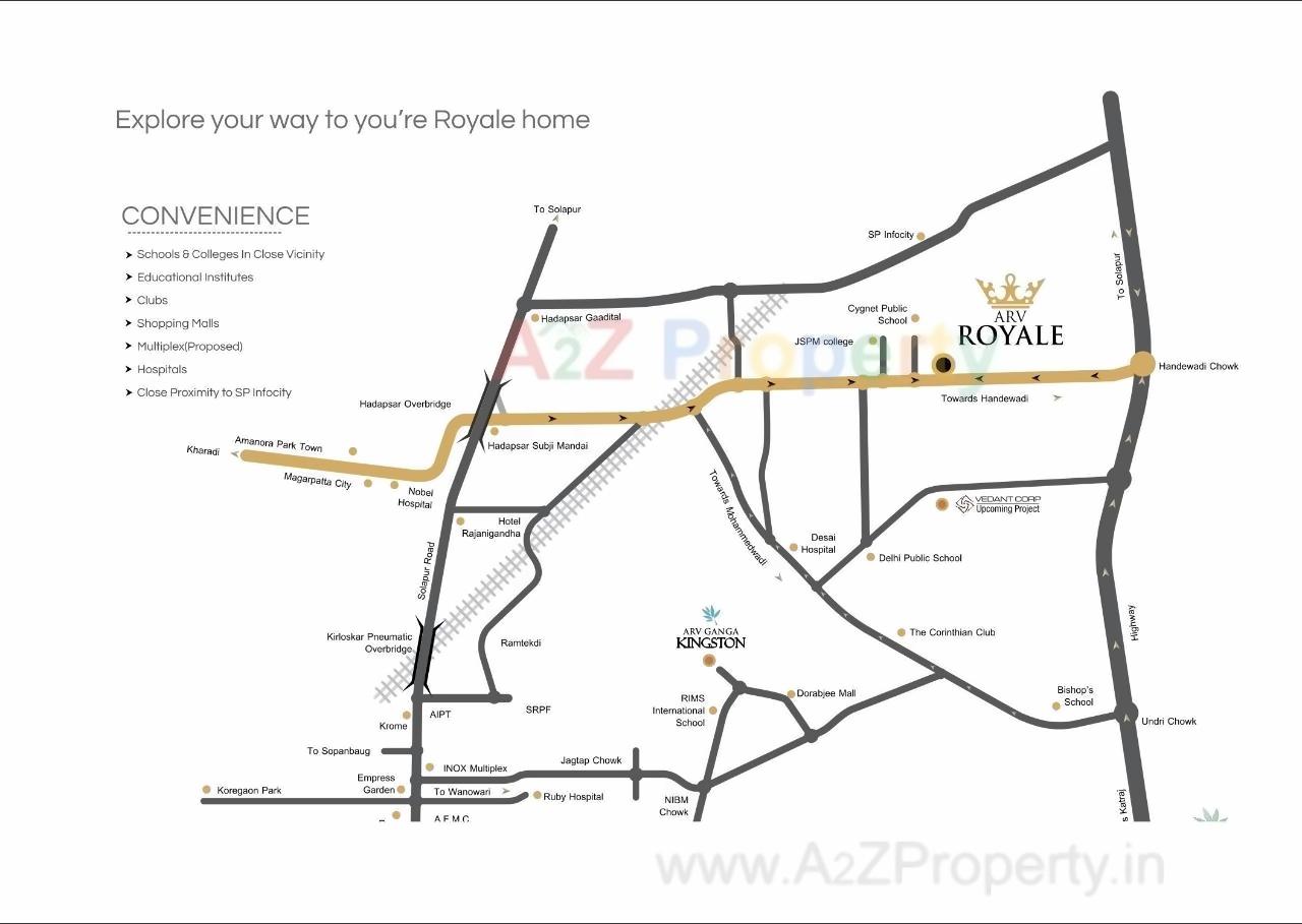  of real estate project Arv Royale located at Hadapsar, Pune, Maharashtra