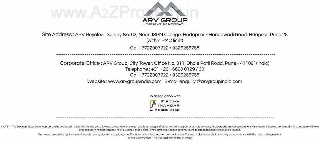  of real estate project Arv Royale located at Hadapsar, Pune, Maharashtra