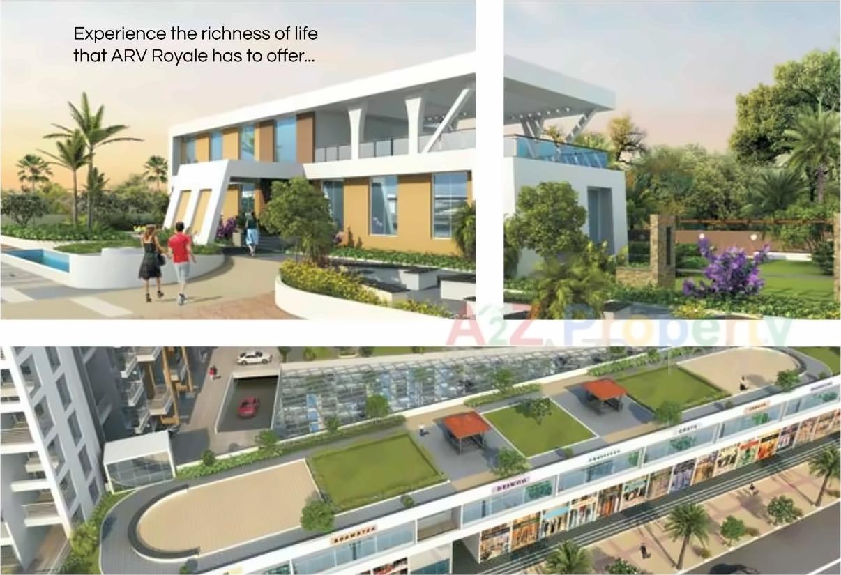3D Elevation of real estate project Arv Royale located at Hadapsar, Pune, Maharashtra