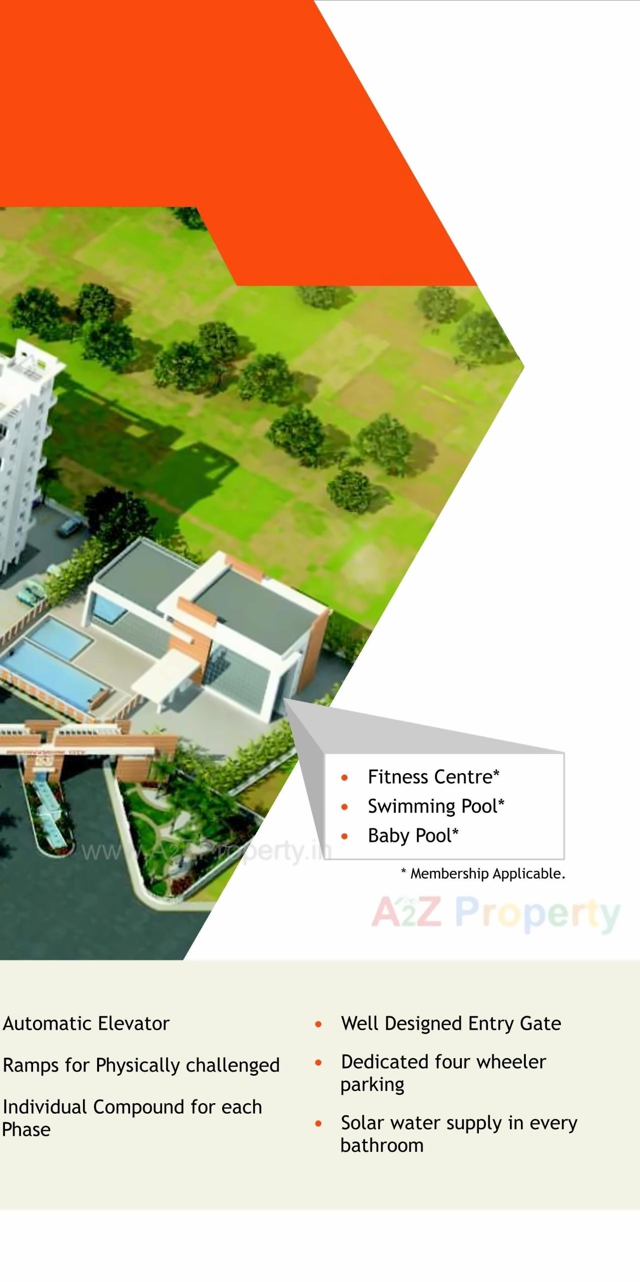 3D Elevation of real estate project Ashtavinayak City located at Fursungi, Pune, Maharashtra