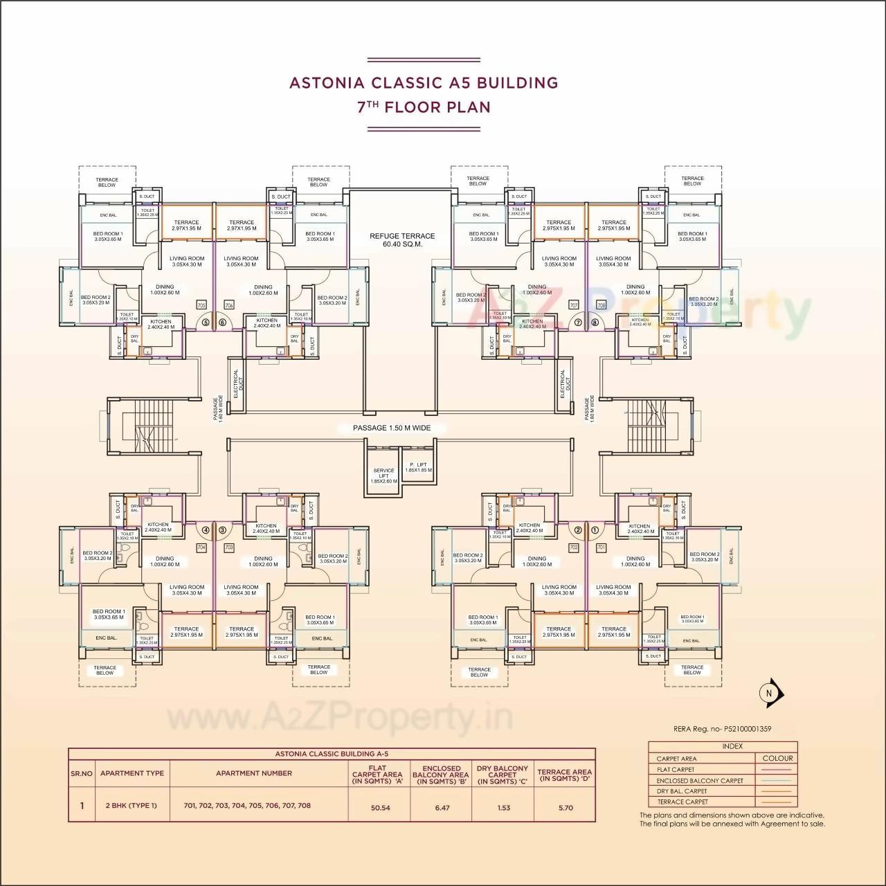 Layout of real estate project Astonia Classic located at Undri, Pune, Maharashtra
