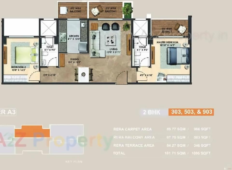 Layout of real estate project Atelier Greens located at Keshavnagarmundwa, Pune, Maharashtra