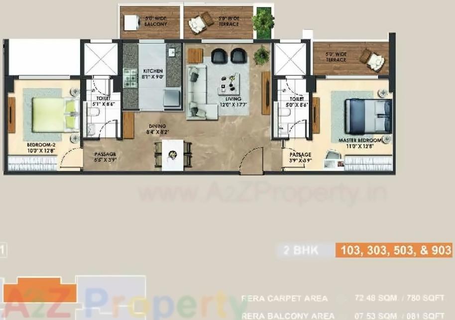 Layout of real estate project Atelier Greens located at Keshavnagarmundwa, Pune, Maharashtra