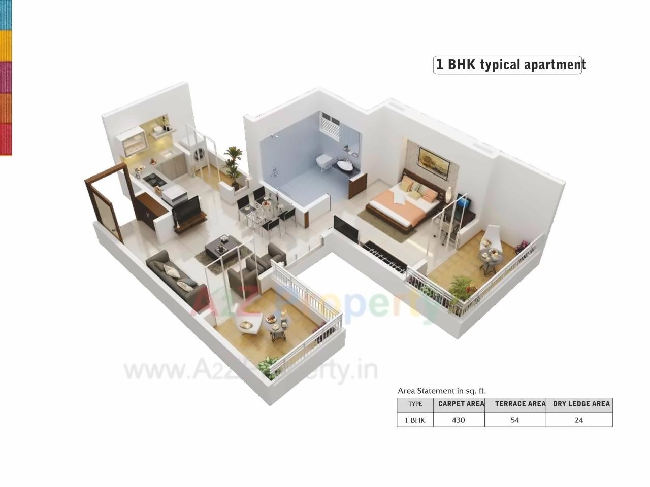 Layout of real estate project Athashri Baner located at Baner, Pune, Maharashtra