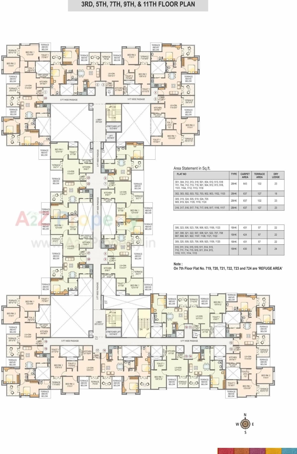 Layout of real estate project Athashri Baner located at Baner, Pune, Maharashtra