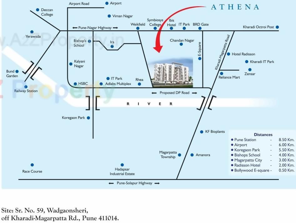  of real estate project Athena A located at Vadgaonsheri, Pune, Maharashtra
