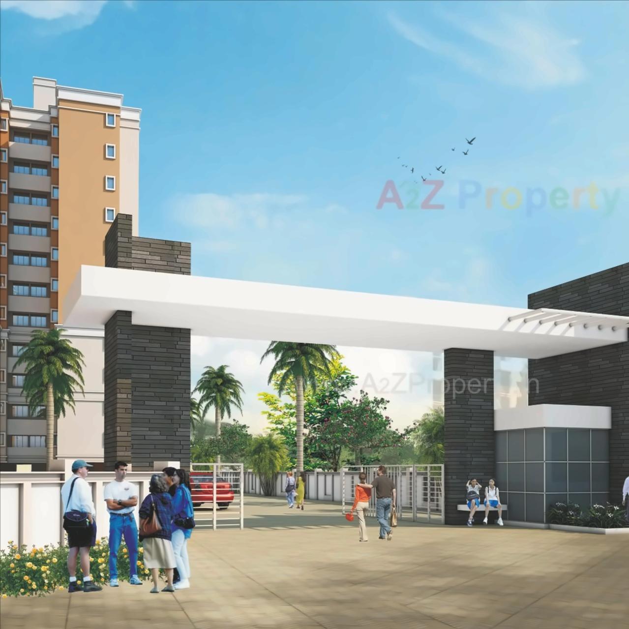 3D Elevation of real estate project Atlanta located at Wakad, Pune, Maharashtra