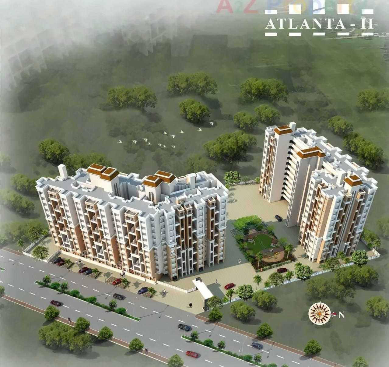 3D Elevation of real estate project Atlanta located at Wakad, Pune, Maharashtra