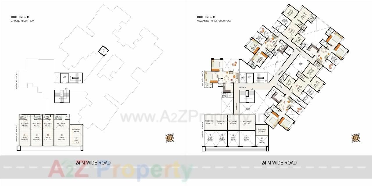Layout of real estate project Atlanta located at Wakad, Pune, Maharashtra