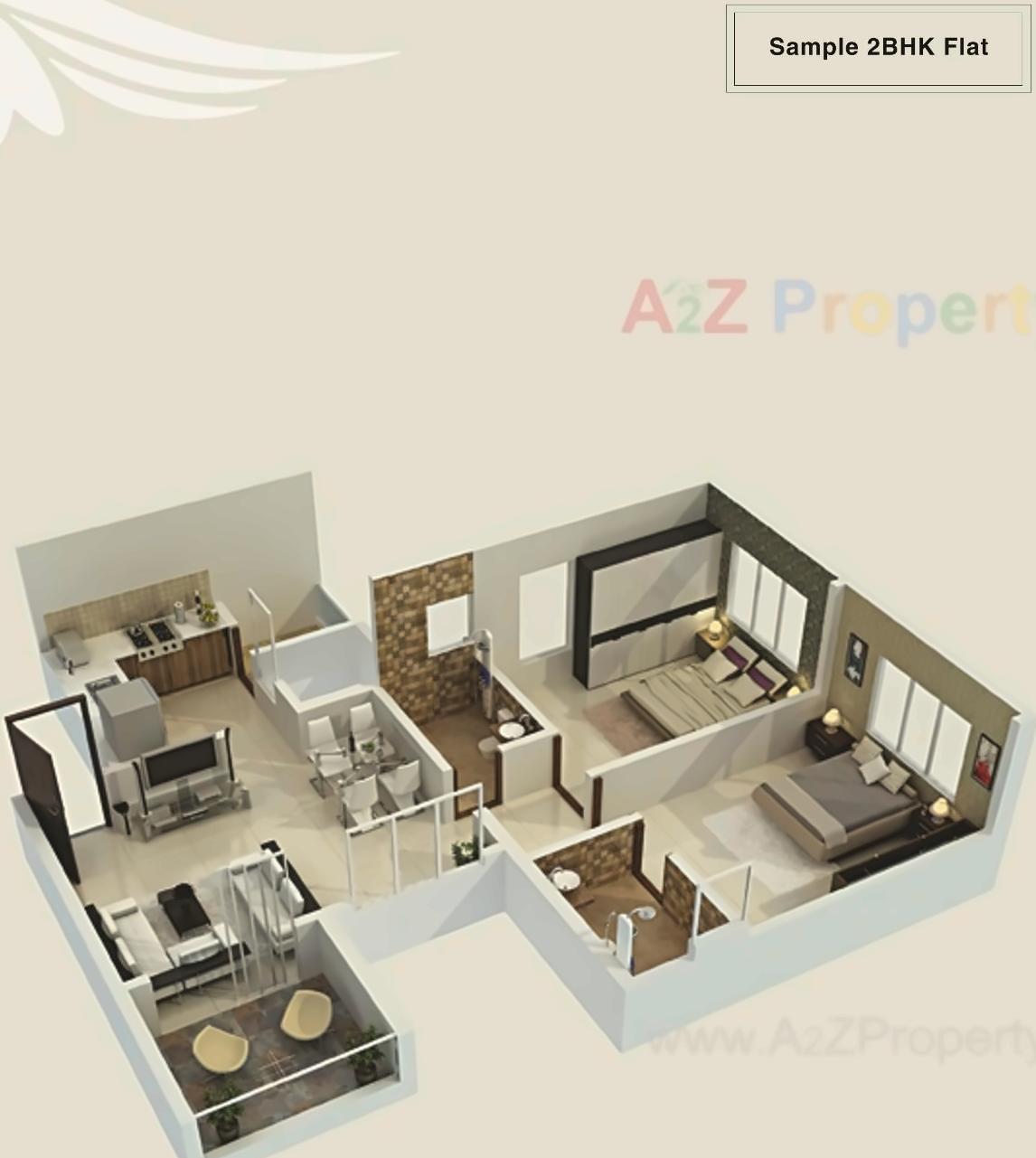 Layout of real estate project Atlantis located at Pune-m-corp, Pune, Maharashtra