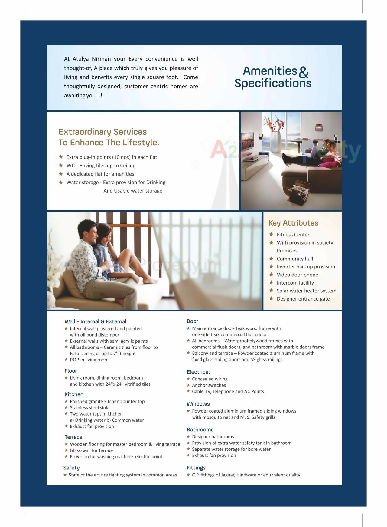  of real estate project Atulya Nirman located at Punawale, Pune, Maharashtra