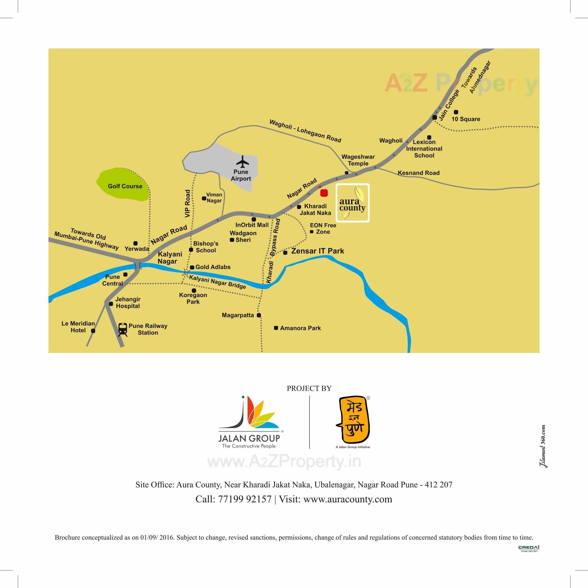  of real estate project Aura City located at Shikrapur, Pune, Maharashtra