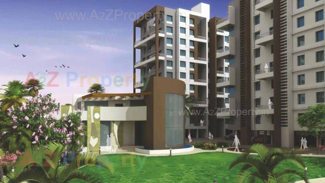 3D Elevation of real estate project Aura City located at Shikrapur, Pune, Maharashtra