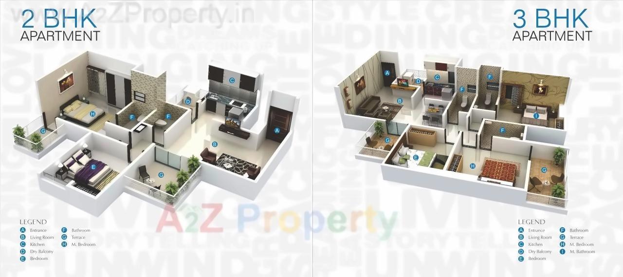 Layout of real estate project Aura Ville located at Pune-m-corp, Pune, Maharashtra