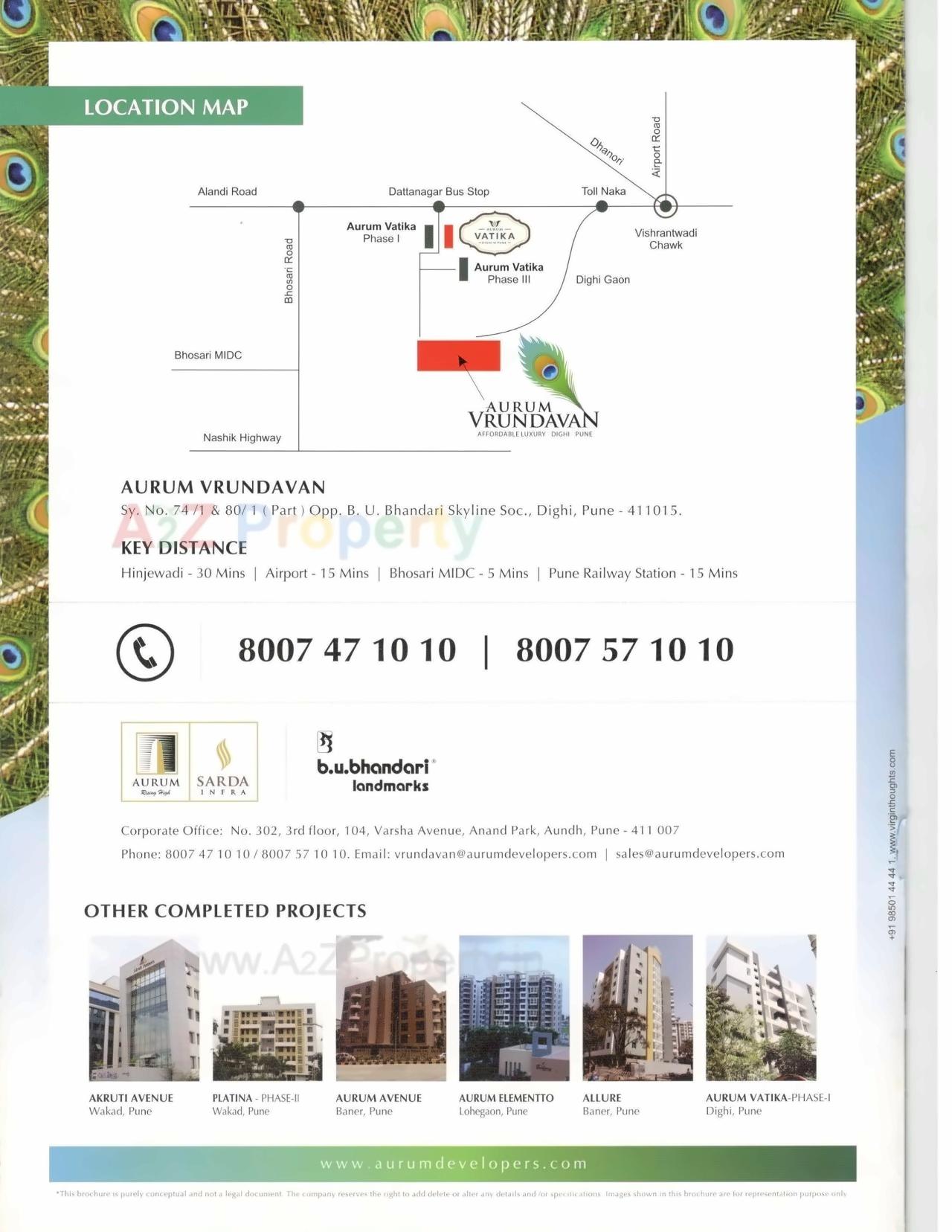  of real estate project Aurum Vrundavan located at Dighi, Pune, Maharashtra