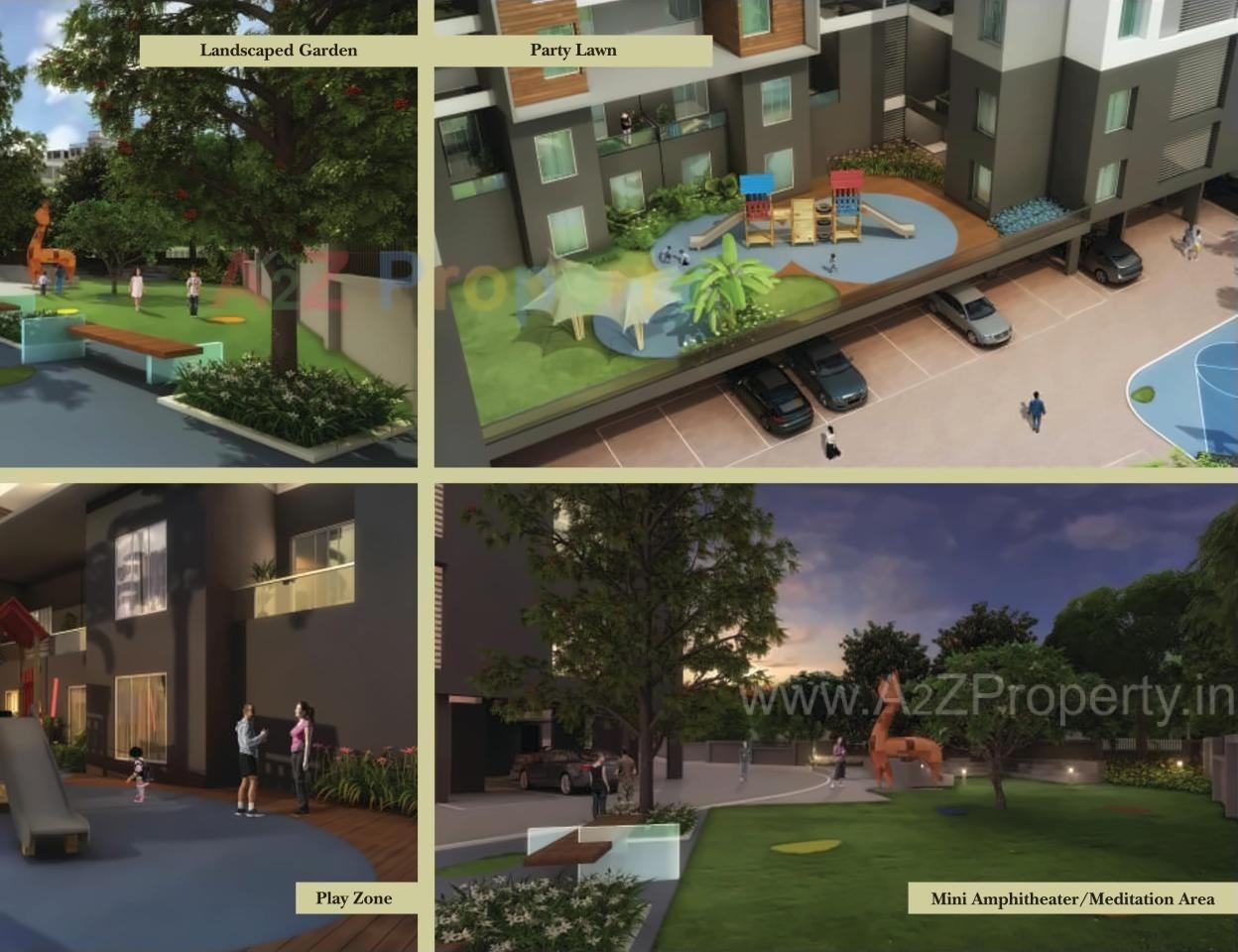 3D Elevation of real estate project Austin Plaza located at Wakad, Pune, Maharashtra