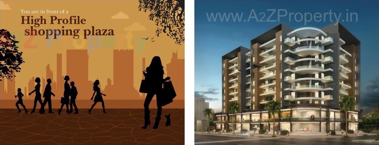 3D Elevation of real estate project Austin Plaza located at Wakad, Pune, Maharashtra