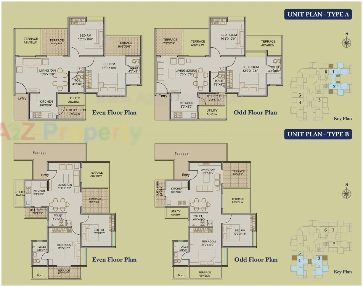 Layout of real estate project Austin Plaza located at Wakad, Pune, Maharashtra