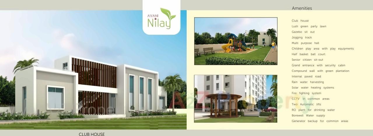 3D Elevation of real estate project Avani Nilay located at Wadhu-bk, Pune, Maharashtra