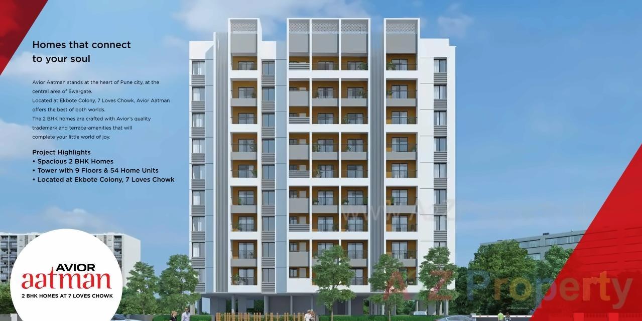 3D Elevation of real estate project Avior Aatman located at Pune-m-corp, Pune, Maharashtra