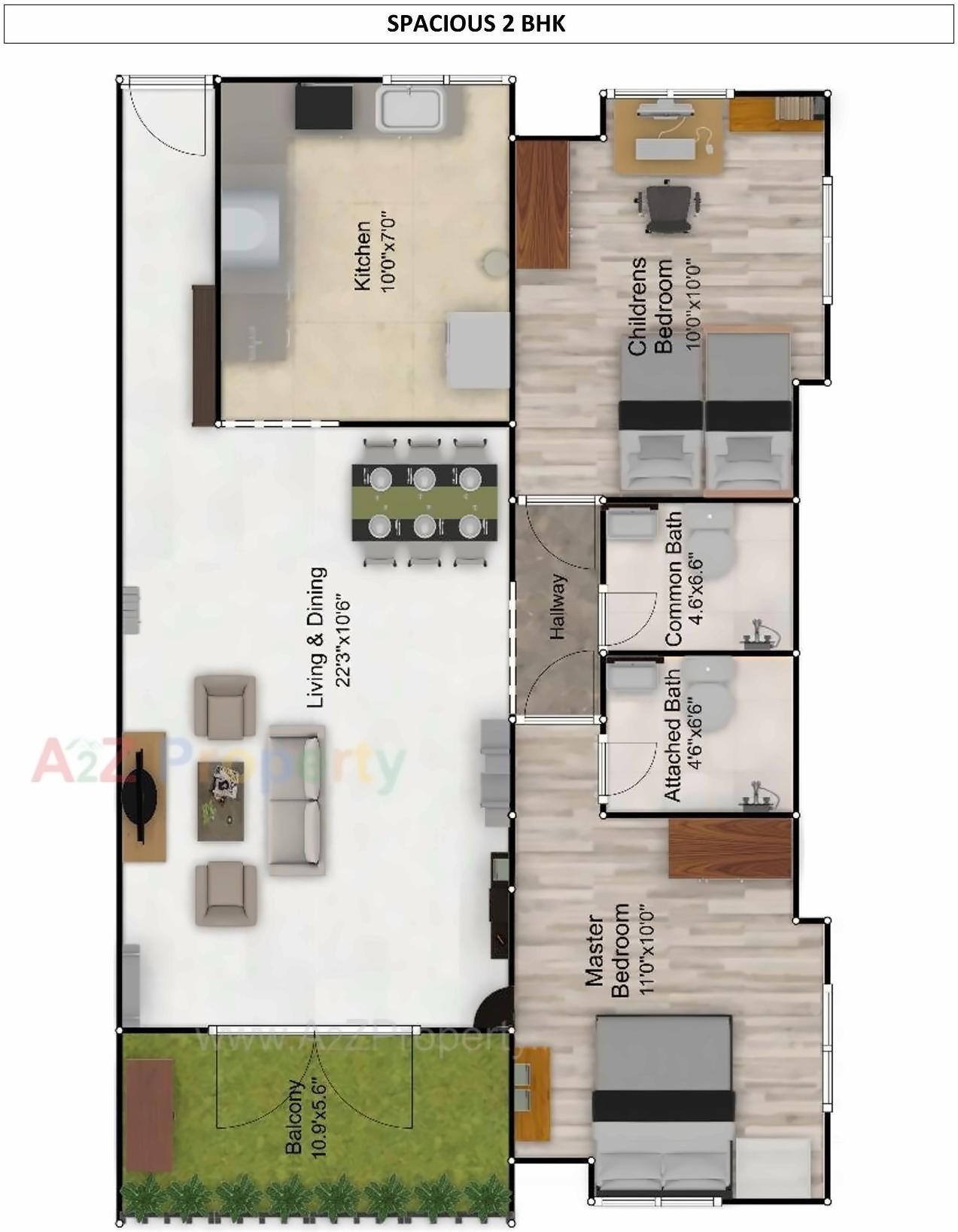 Layout of real estate project Avnish Regency located at Wadgaon-bk, Pune, Maharashtra