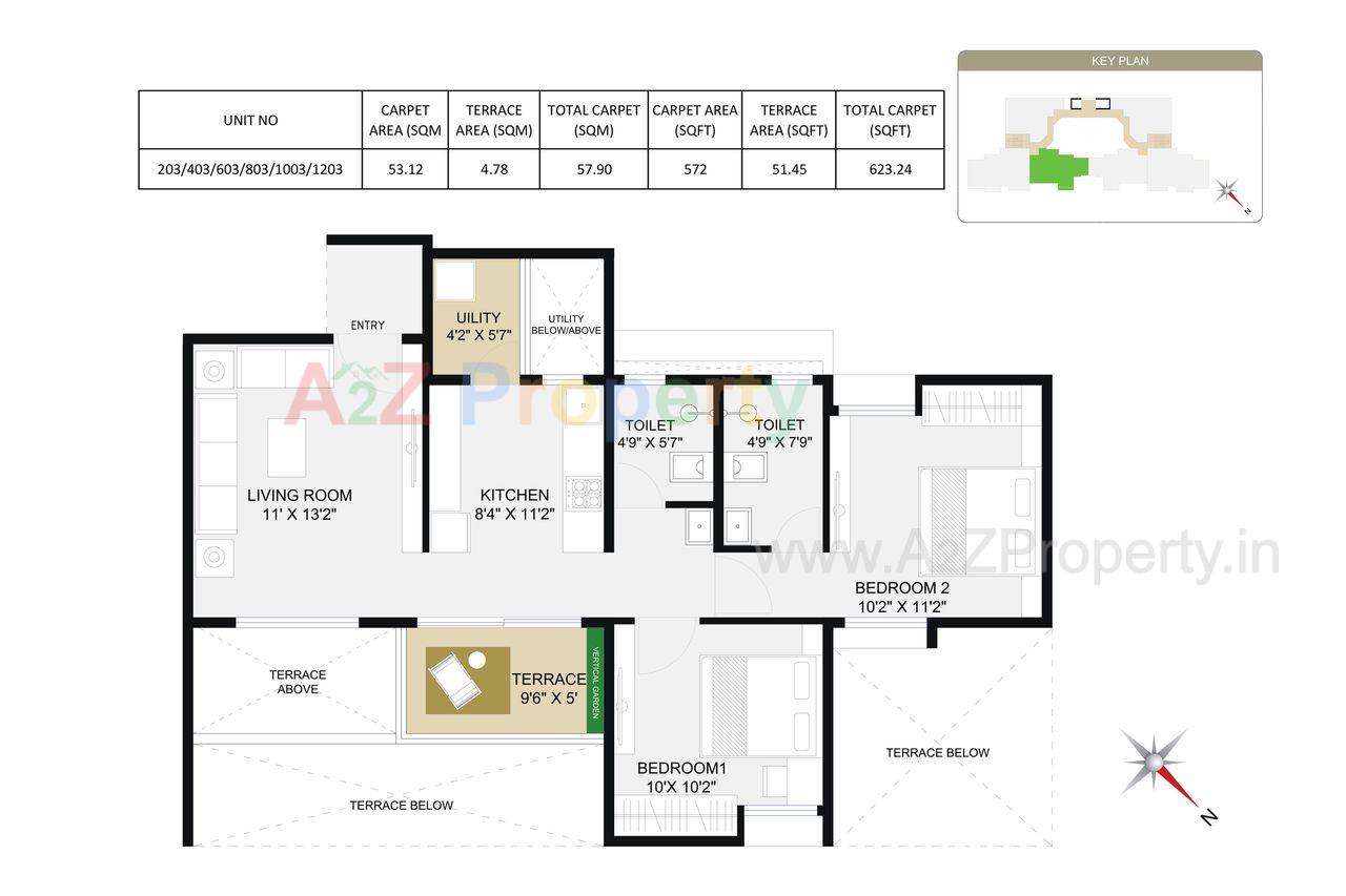 0001 (2) of real estate project Axis Vertiga located at Mohammadwadi, Pune, Maharashtra