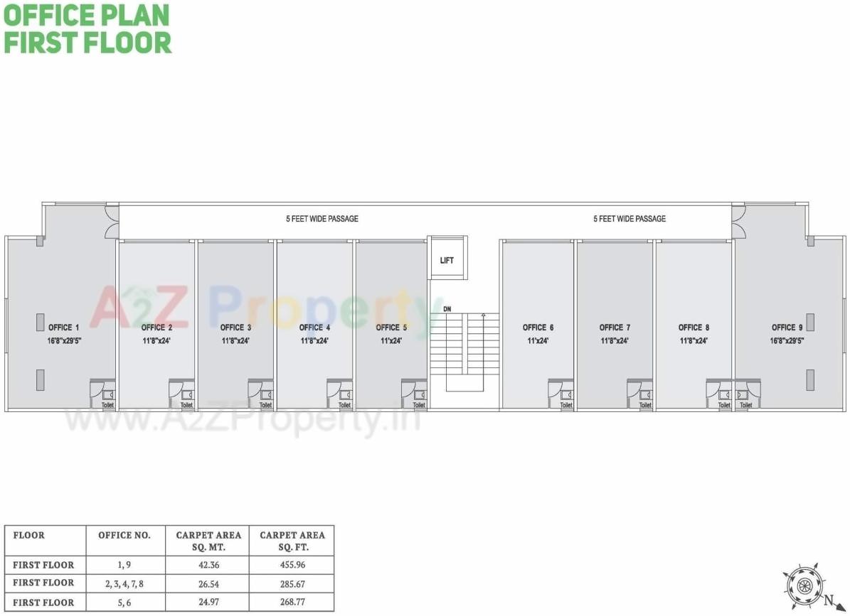 Layout of real estate project Axis Vertiga located at Mohammadwadi, Pune, Maharashtra