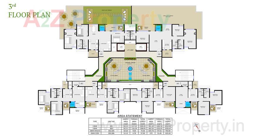 Third Floor of real estate project Axis Vertiga located at Mohammadwadi, Pune, Maharashtra