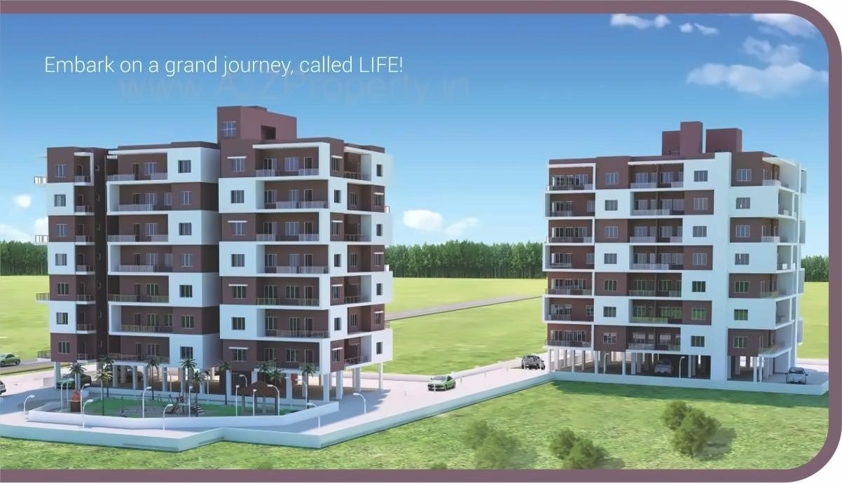 3D Elevation of real estate project Axisa located at Pimpri-chinchawad-m-corp, Pune, Maharashtra