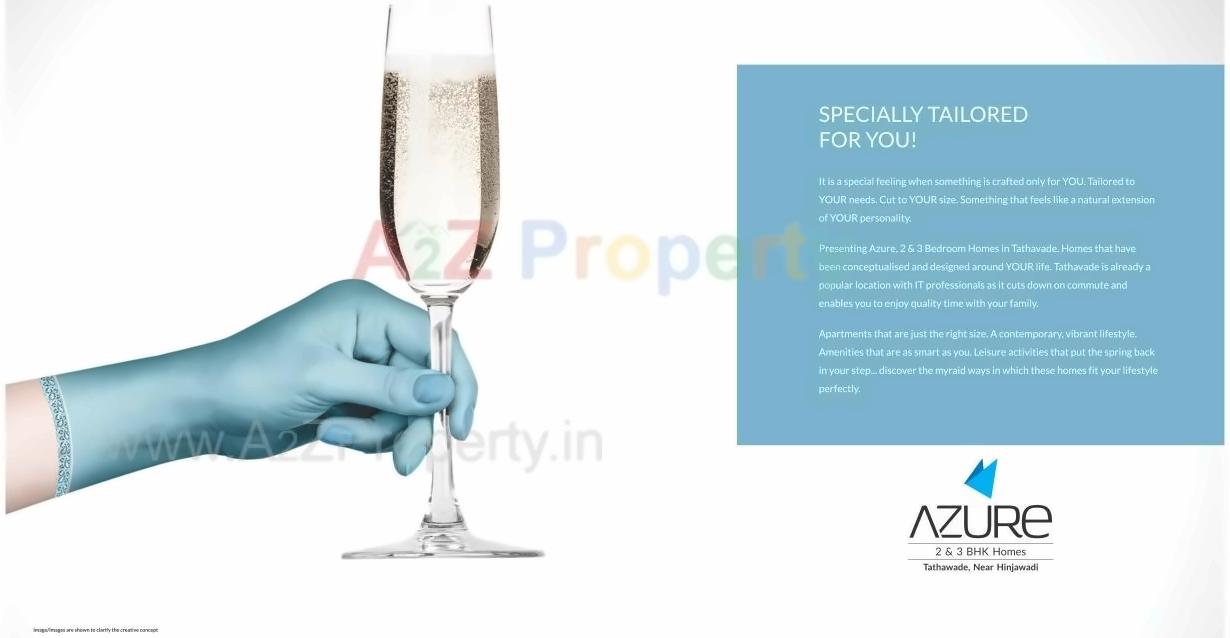  of real estate project Azure   A,c,d,e located at Tathwade, Pune, Maharashtra
