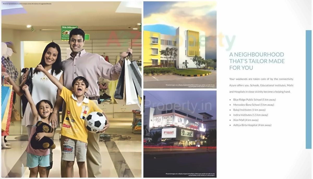  of real estate project Azure   A,c,d,e located at Tathwade, Pune, Maharashtra