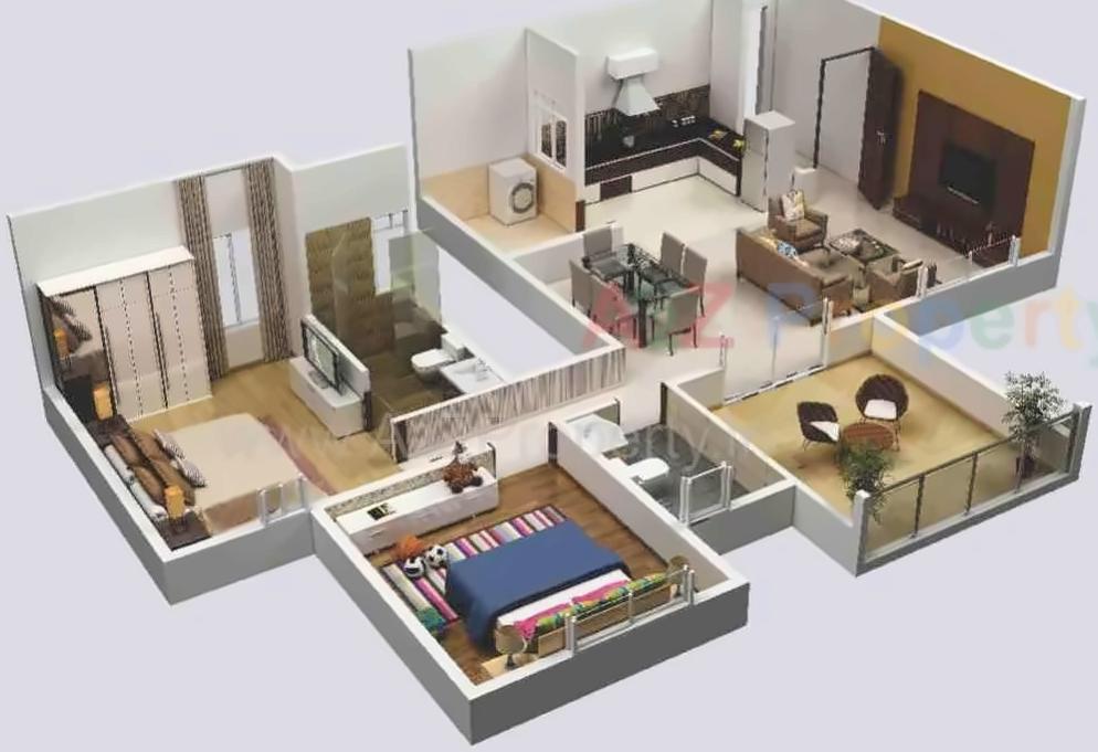 Layout of real estate project B1 Song Of Joy Geras Greenville located at Kharadi, Pune, Maharashtra