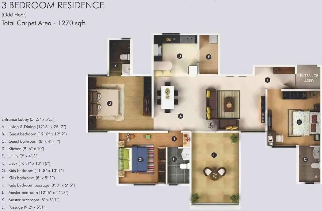 Layout of real estate project B1 Song Of Joy Geras Greenville located at Kharadi, Pune, Maharashtra