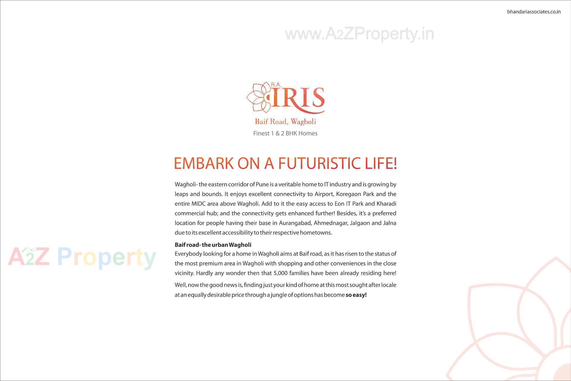  of real estate project Ba Iris located at Wagholi, Pune, Maharashtra