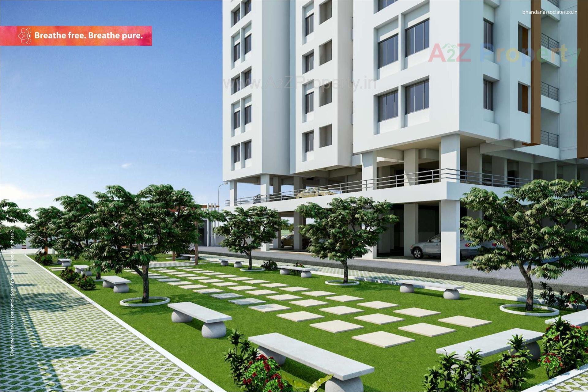 3D Elevation of real estate project Ba Iris located at Wagholi, Pune, Maharashtra