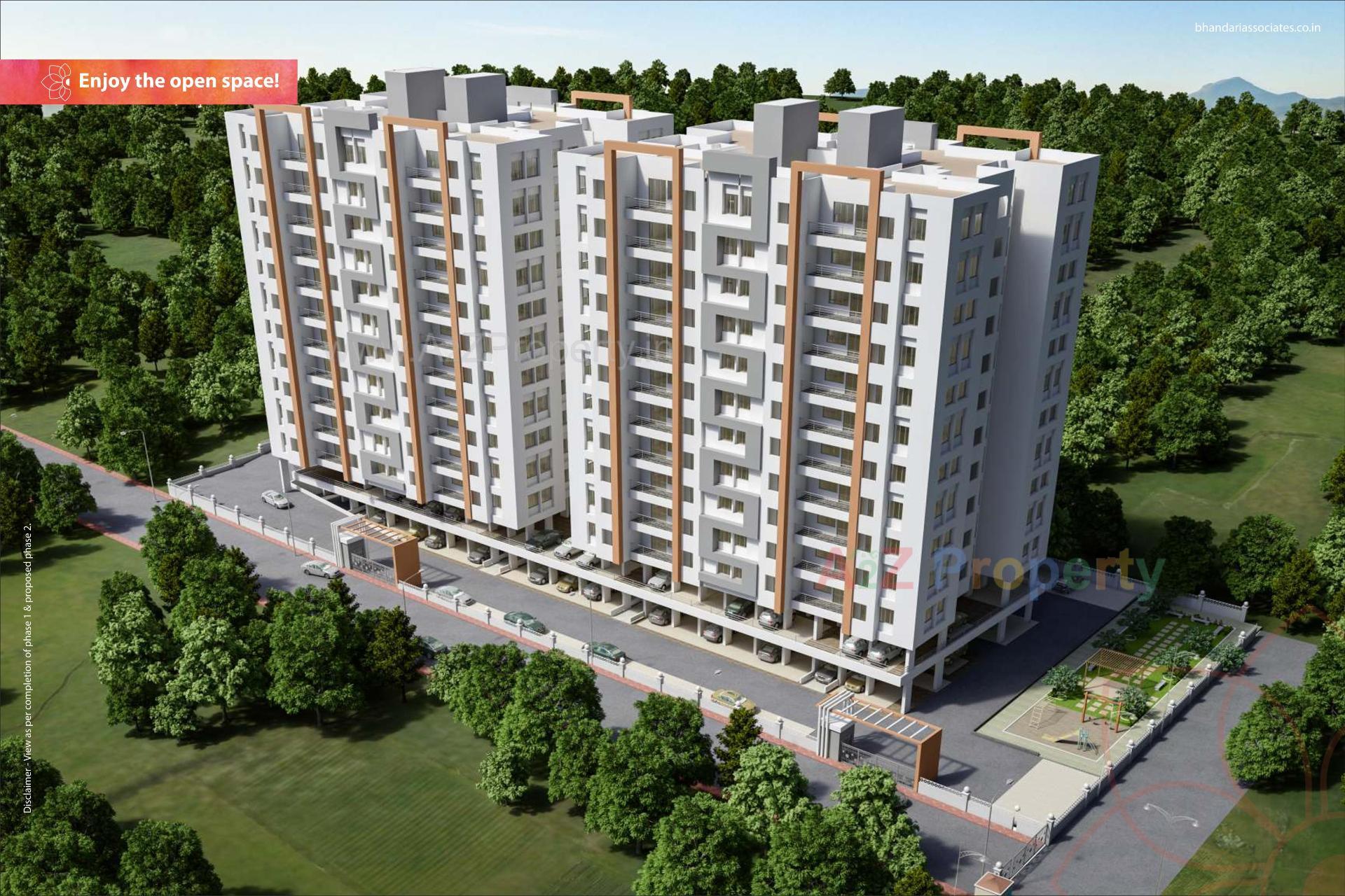 3D Elevation of real estate project Ba Iris located at Wagholi, Pune, Maharashtra