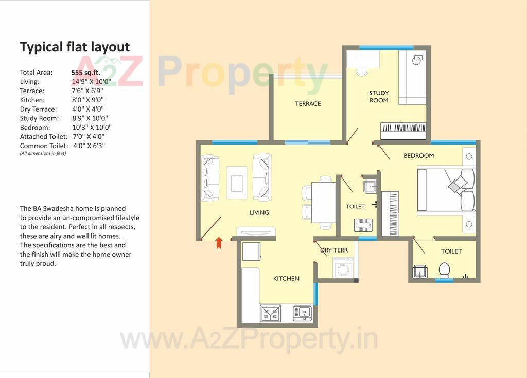 Swadesha Fp 01 of real estate project Ba Swadesha located at Pimpri-chinchawad-m-corp, Pune, Maharashtra