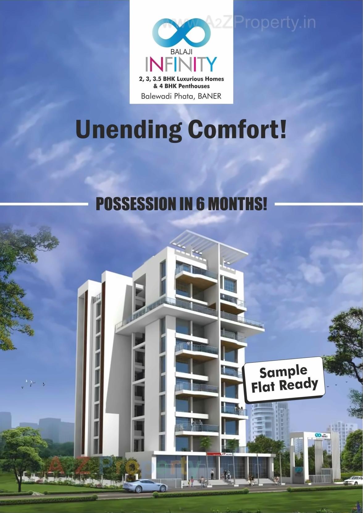 3D Elevation of real estate project Balaji Infinity located at Baner, Pune, Maharashtra