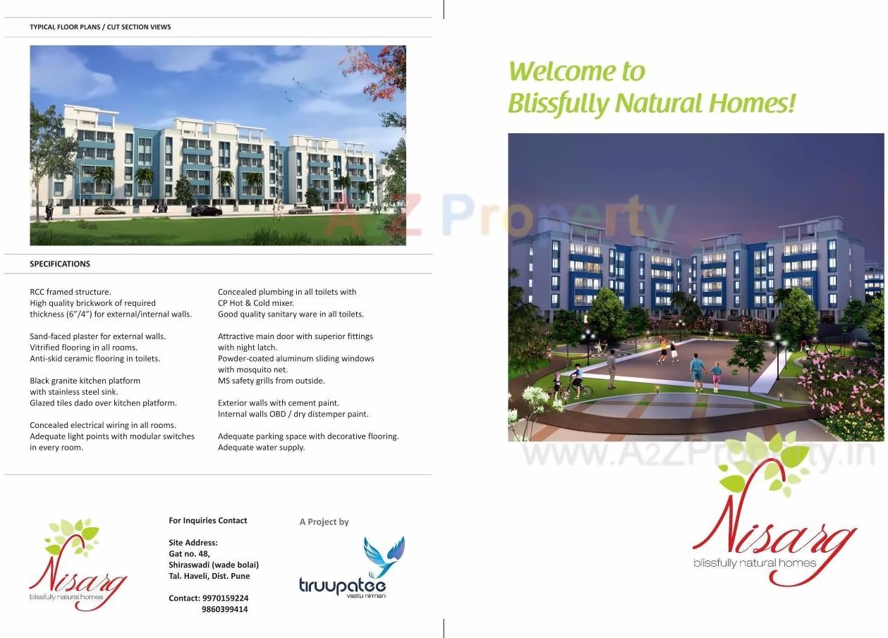  of real estate project Balaji Nisarg located at Shiraswadi, Pune, Maharashtra