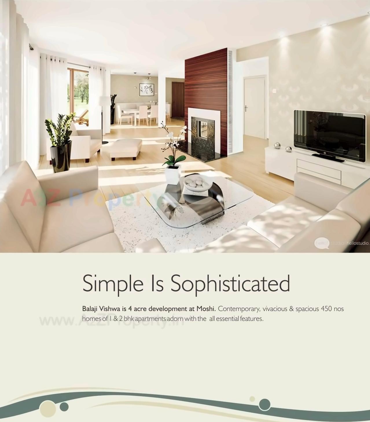 3D Elevation of real estate project Balaji Vishwa located at Pune-m-corp, Pune, Maharashtra