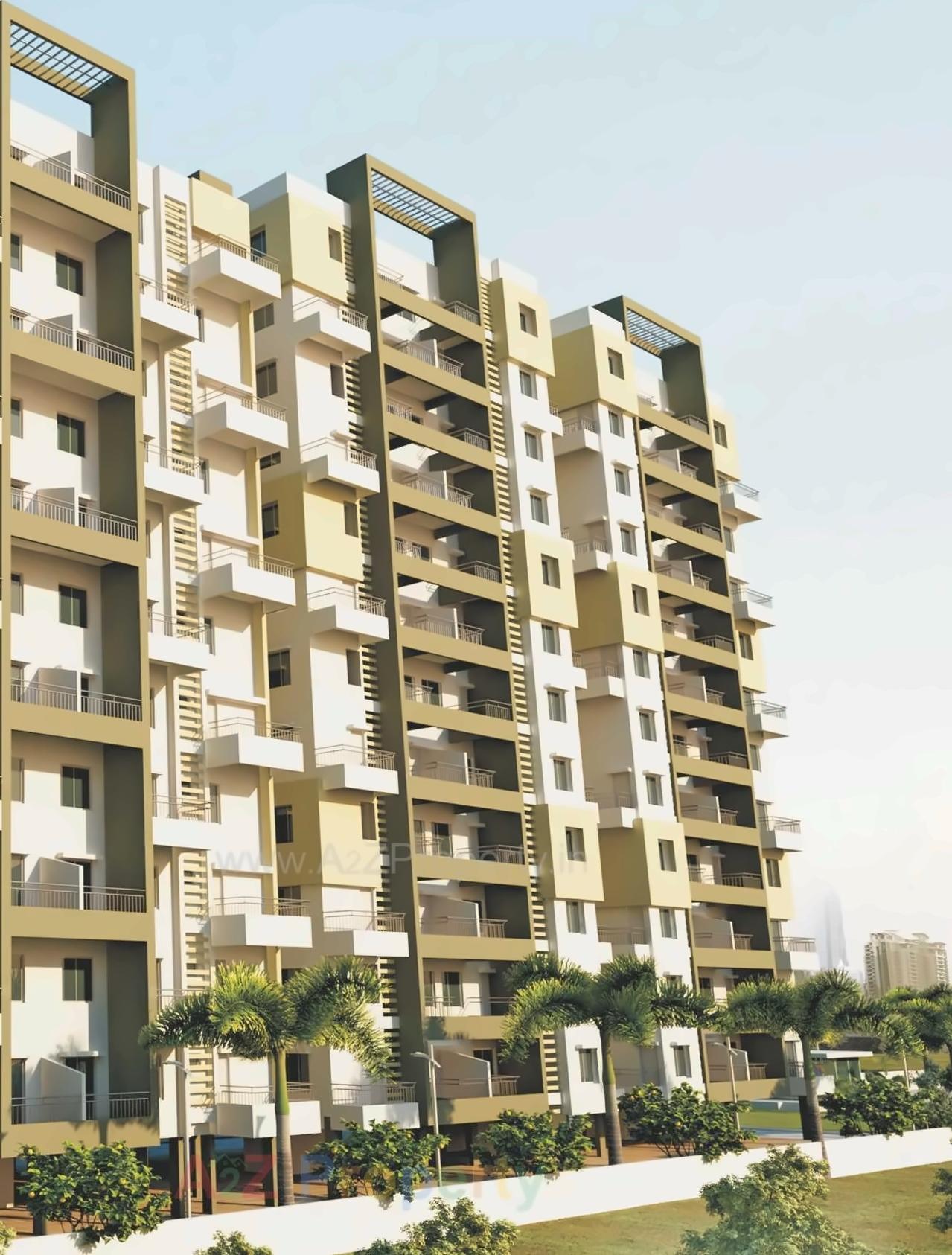 3D Elevation of real estate project Balaji Vishwa located at Pune-m-corp, Pune, Maharashtra