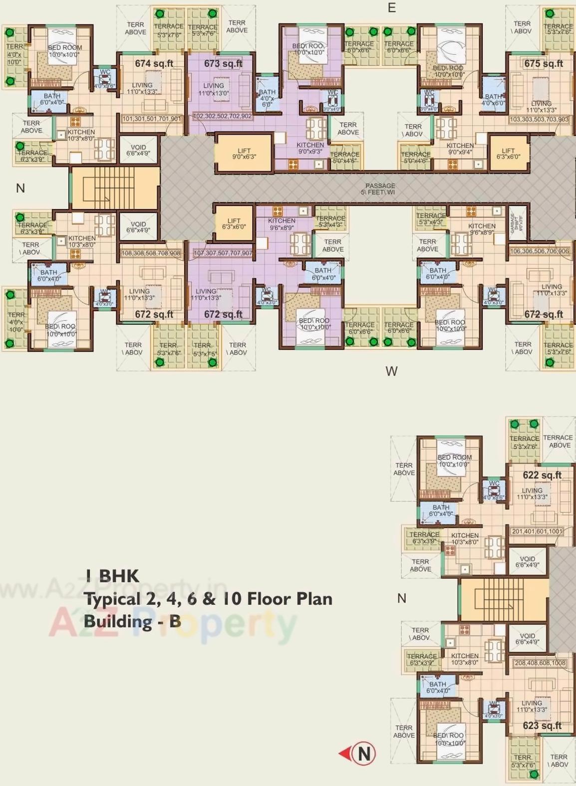 Layout of real estate project Balaji Vishwa located at Pune-m-corp, Pune, Maharashtra