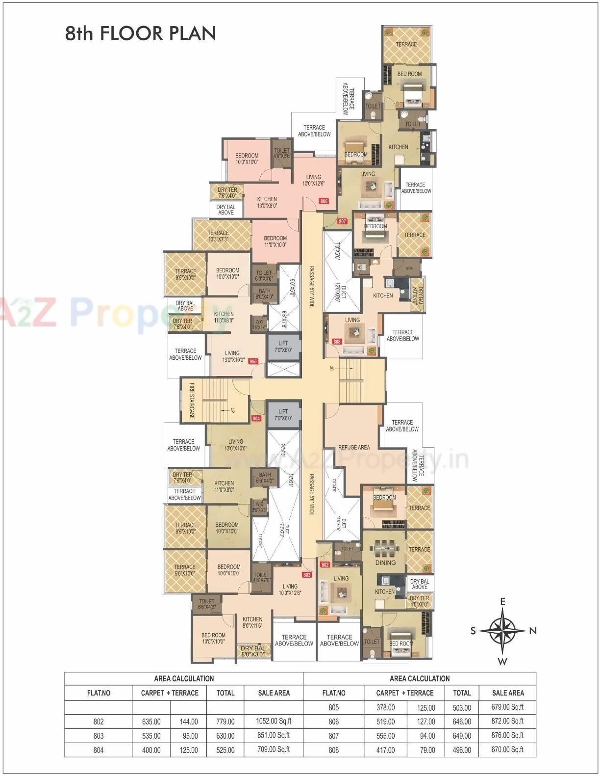 Layout of real estate project Balaji Vishwa located at Narhe, Pune, Maharashtra